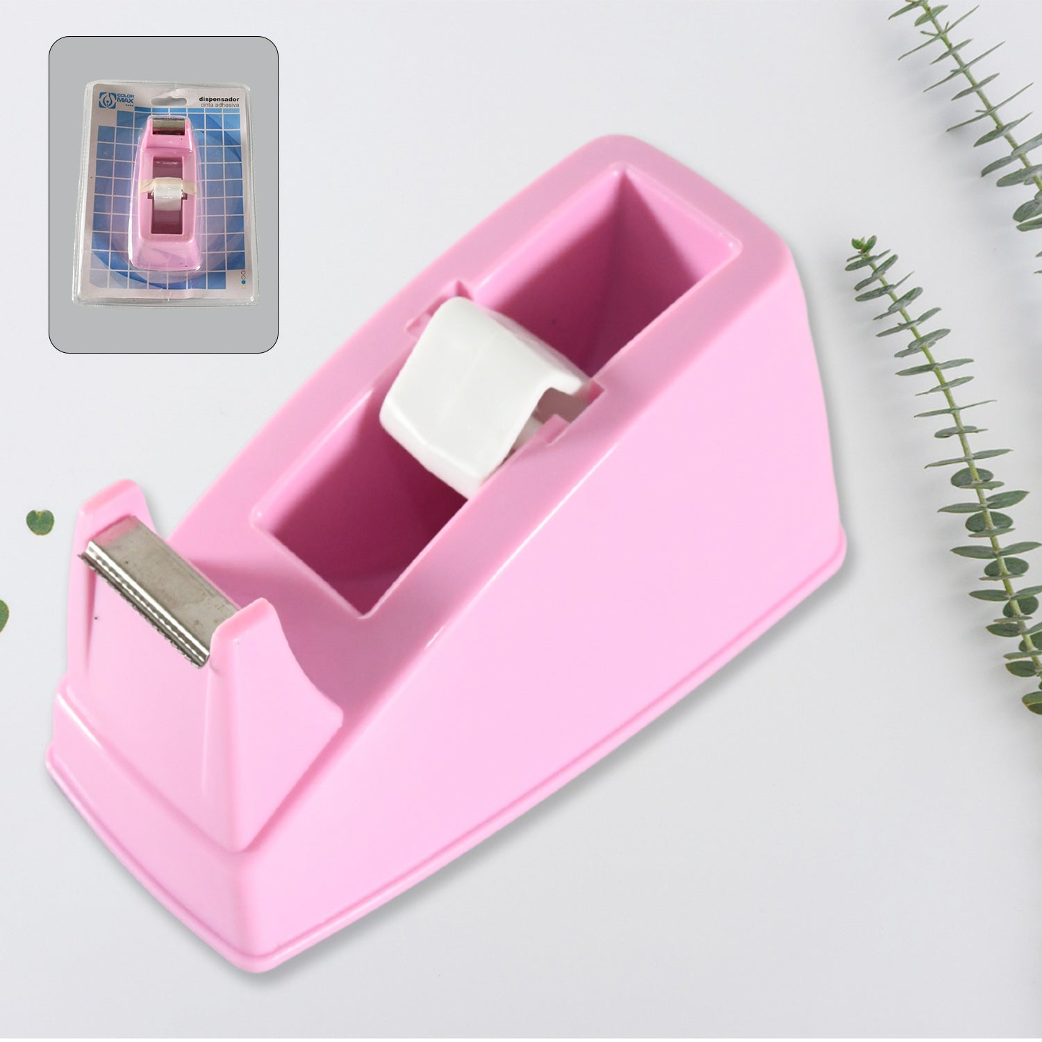 Plastic Tape Dispenser Cutter for Home Office use, Tape Dispenser for Stationary, Tape Cutter Packaging Tape School Supplies (1 pc / 300 Gm) Plastic Tape Dispenser Cutter for Home Office use, Tape Dispenser for Stationary, Tape Cutter Packaging Tape School Supplies (1 pc / 300 Gm)